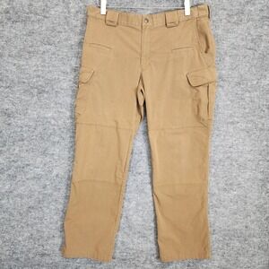 5.11‎ Tactical Pants Mens 38x31 Tan Ripstop Double Knee Cargo Military Workwear